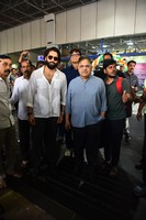 Thandel Movie Team at Vizag Airport Stills